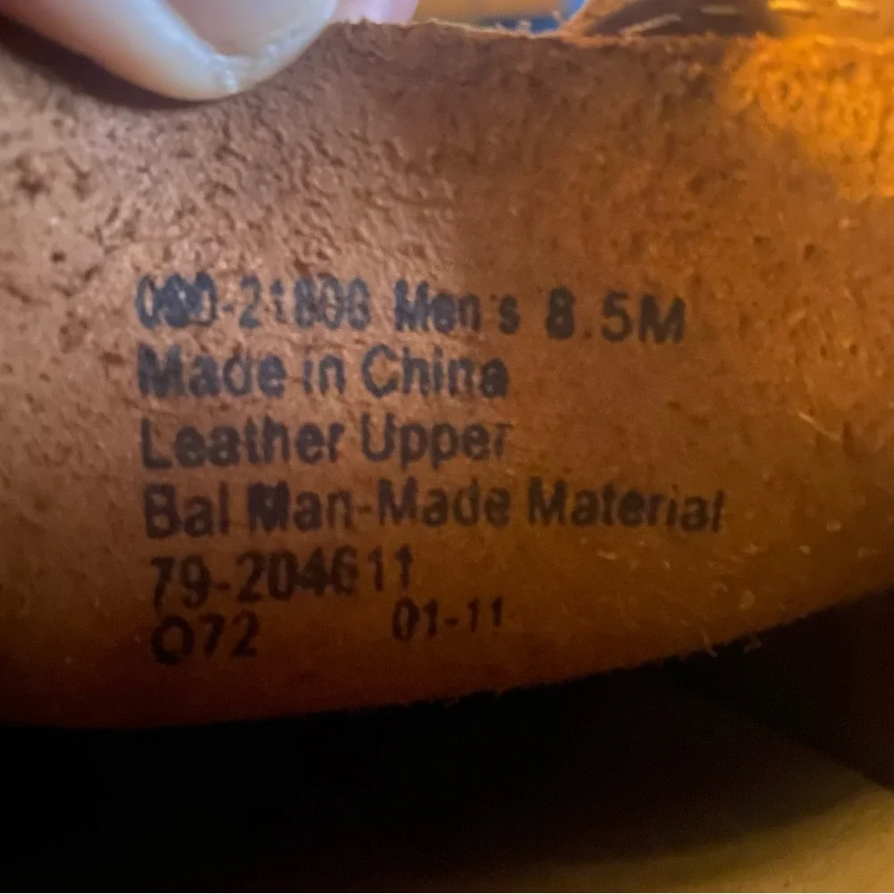 Dockers Tan Leather Upper Shoes
